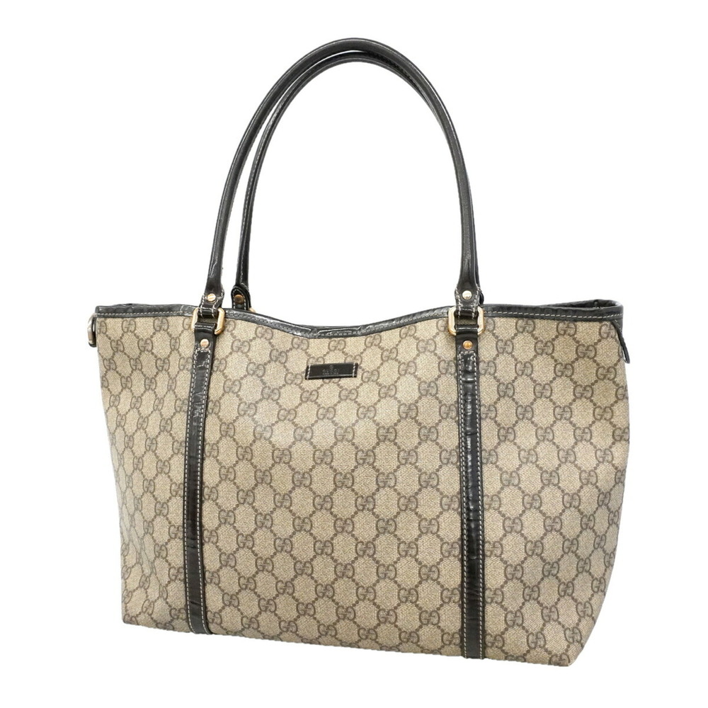 Gucci GG Supreme Tote Bag 197953 Brown Women's P3550902